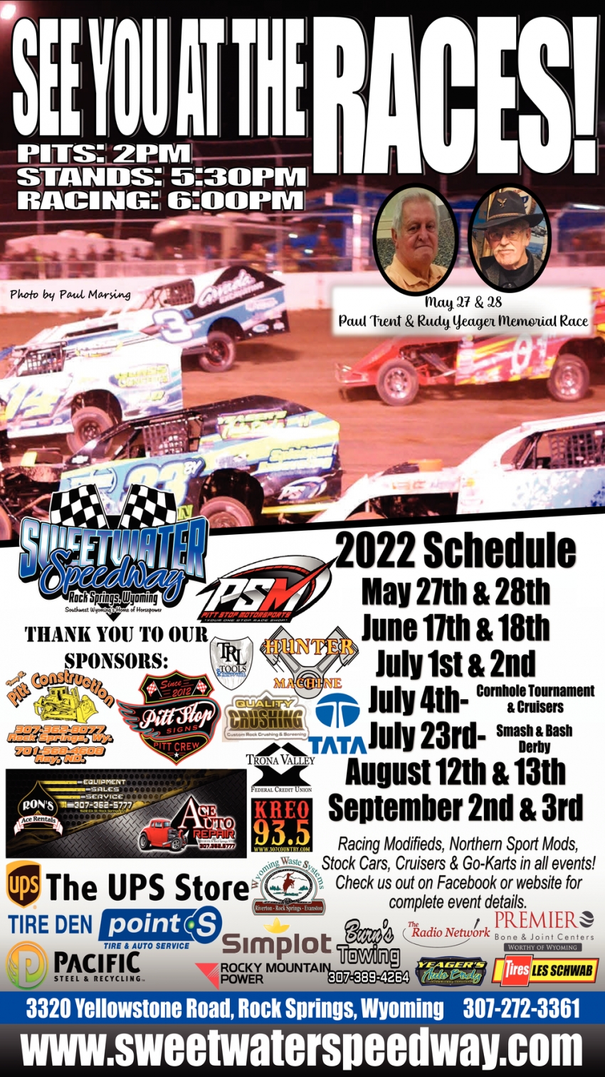 See You At The Races Sweetwater Speedway Rock Springs WY