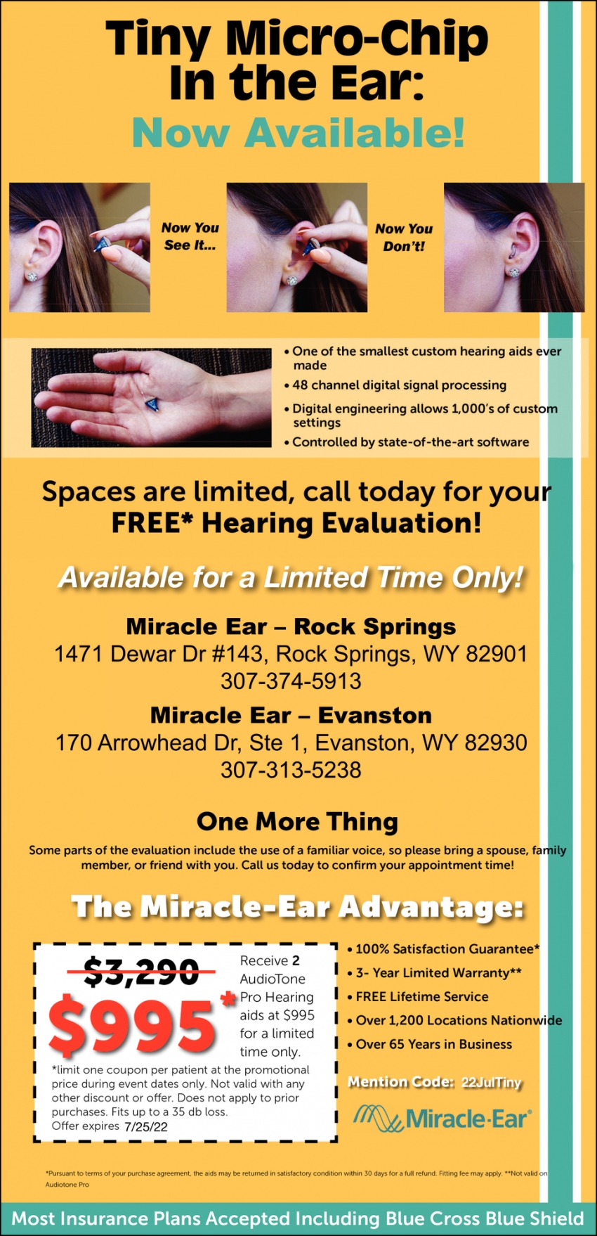 Now Available!, MiracleEar, Rock Springs, WY